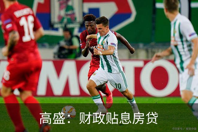 高盛：财政贴息房贷